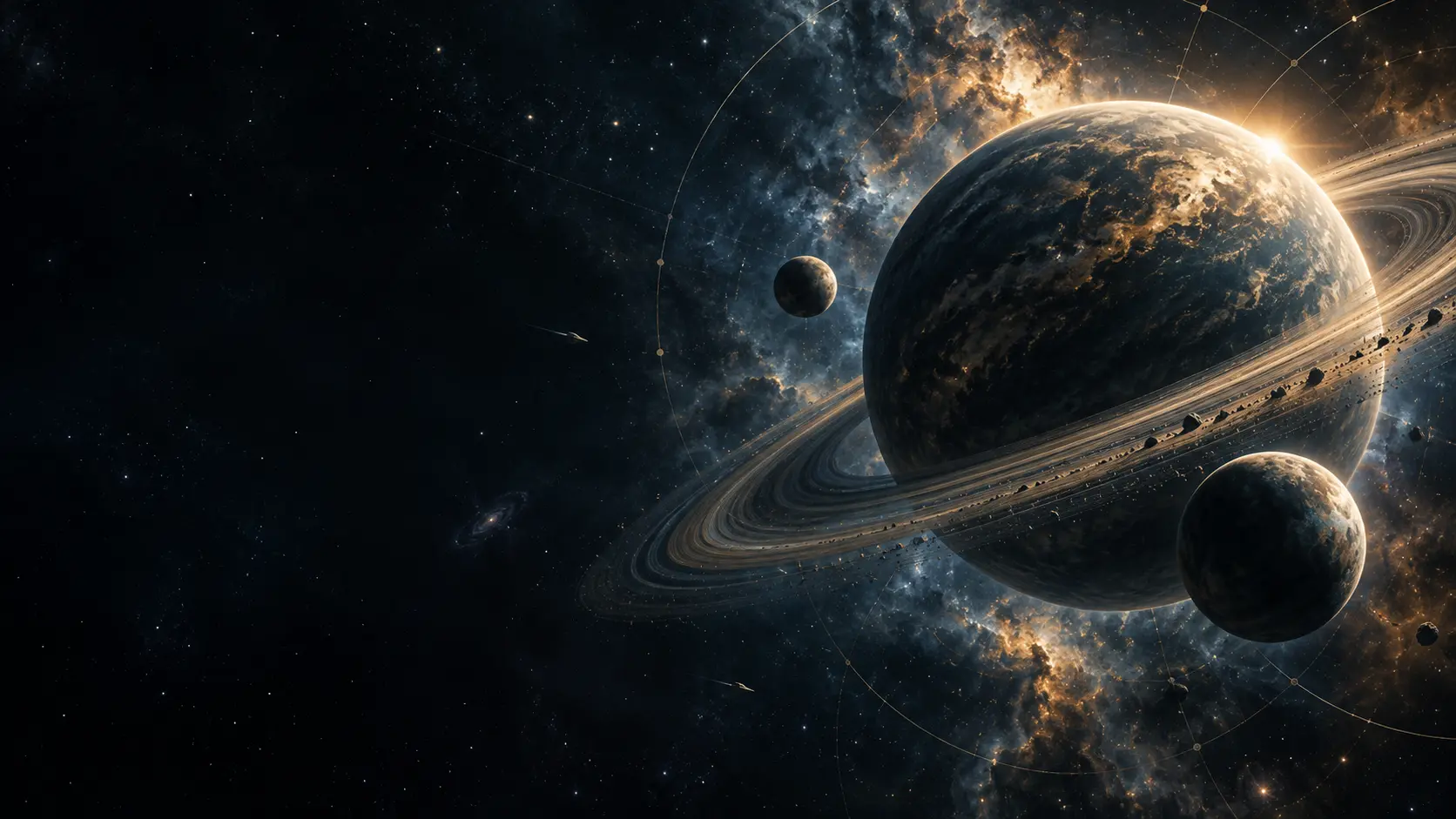Imperial Dark Sector galactic archive context visual