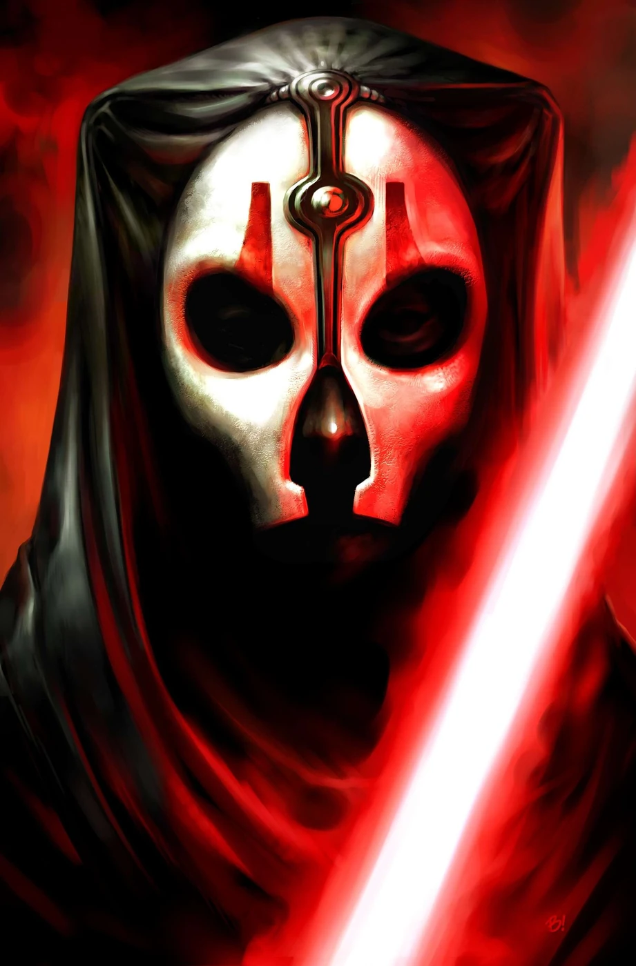 IDS portrait of masked Sith Lord Darth Nihilus