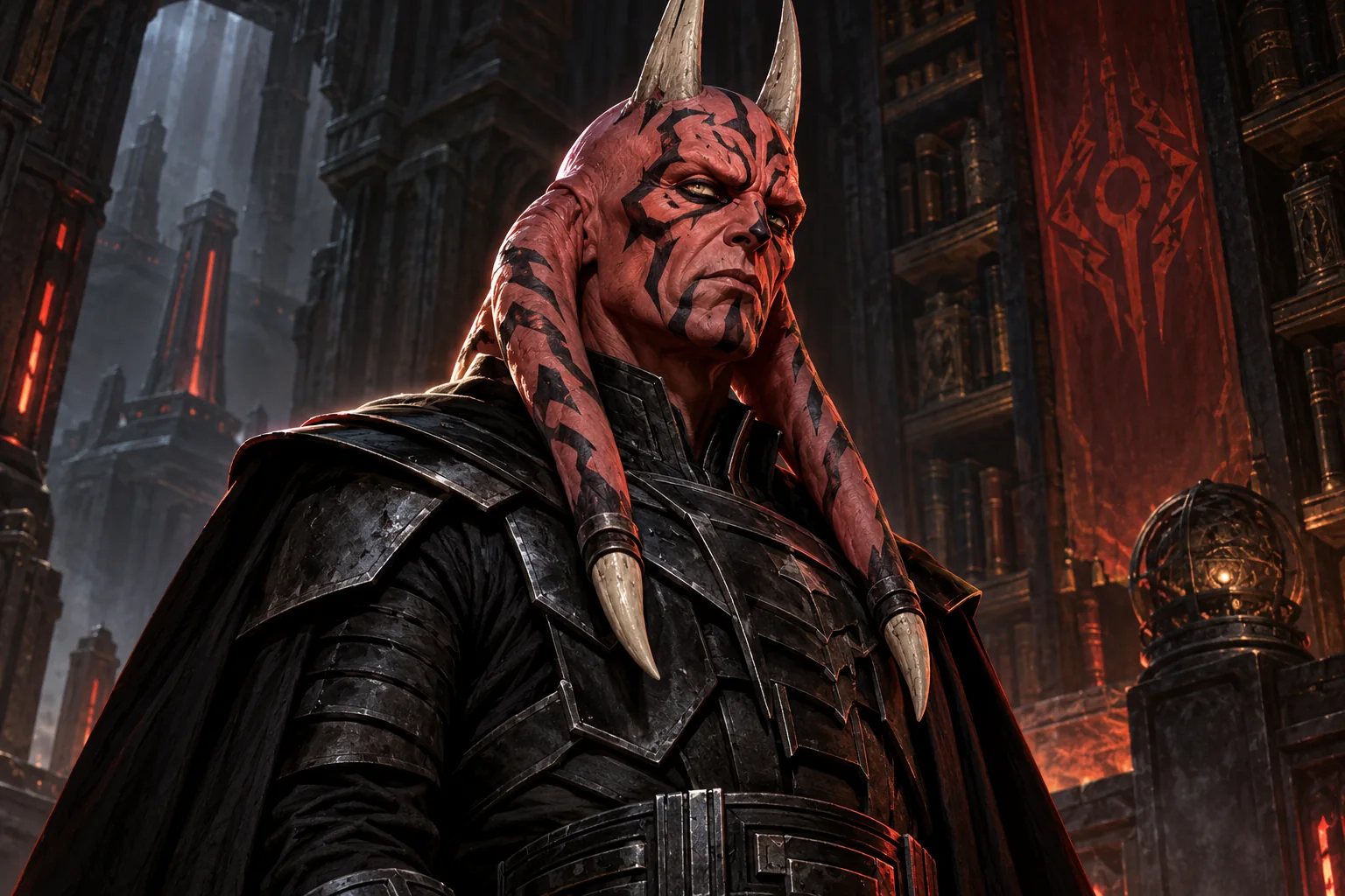 IDS image of Darth Wyyrlok III, an official involved in the Sith regime's escalating policies.