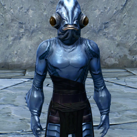 Guss Tuno, a Mon Calamari former Jedi trainee and Smuggler companion