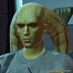 Zenith Twi'lek Balmorran resistance veteran with sniper rifle in SWTOR