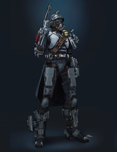Official SWTOR concept art representing Bounty Hunter