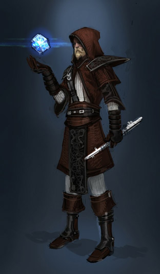 Official SWTOR concept art representing Jedi Knight
