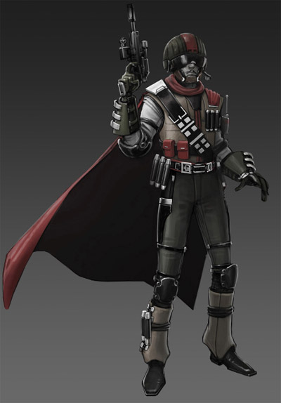 Official SWTOR concept art representing Smuggler