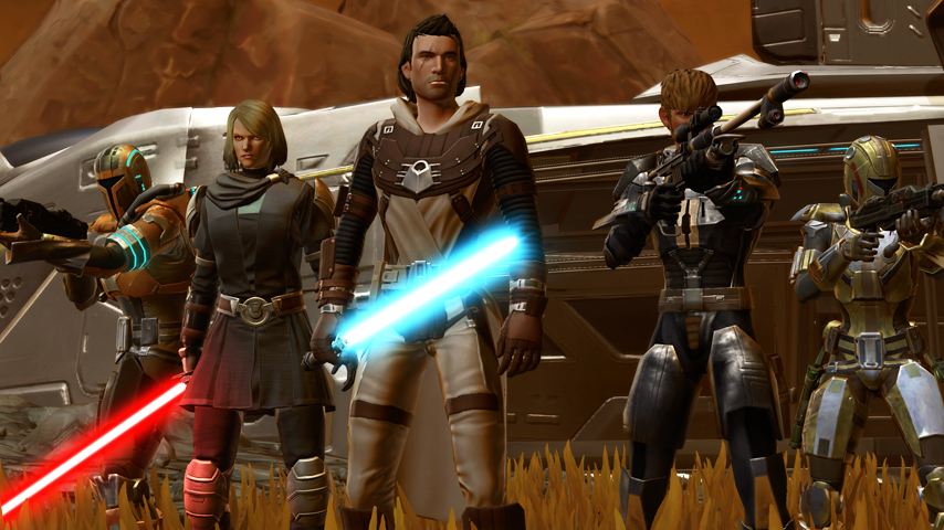 Official SWTOR character or game concept art for Knights of the Eternal Throne