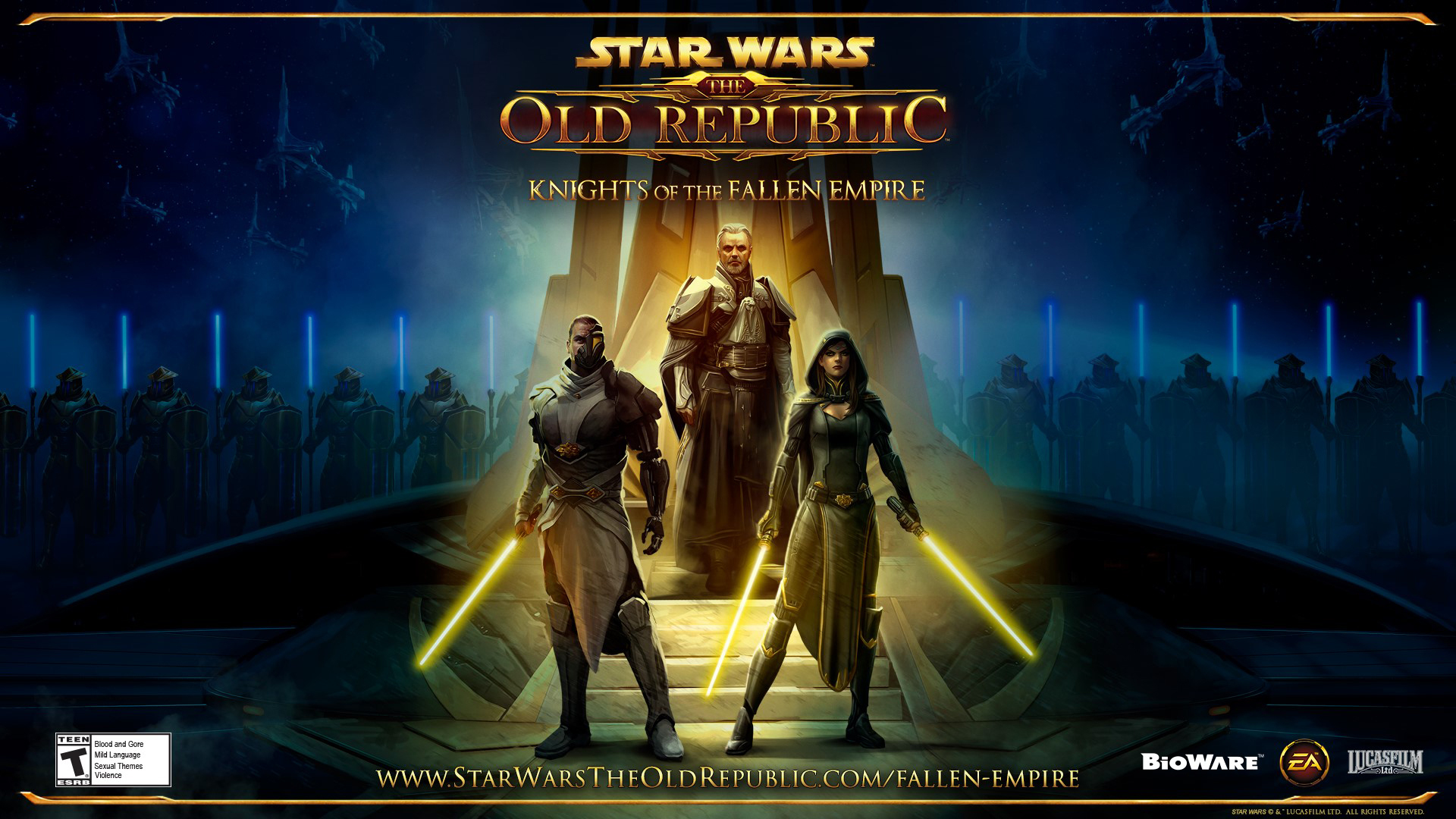 Official SWTOR character or game concept art for Knights of the Fallen Empire